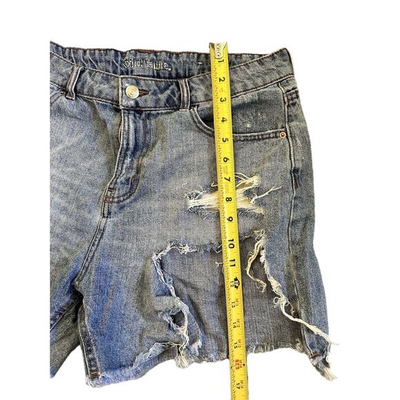 Wild Fable - Women's Highest Rise Cut Off Jean Light Denim Distressed Shorts 12 - Picture 8 of 8